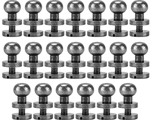 Rivets de moine en laiton, vis à tête ronde, clous pour bagages, bijoux, accessoires de quincaillerie (7X6mm)