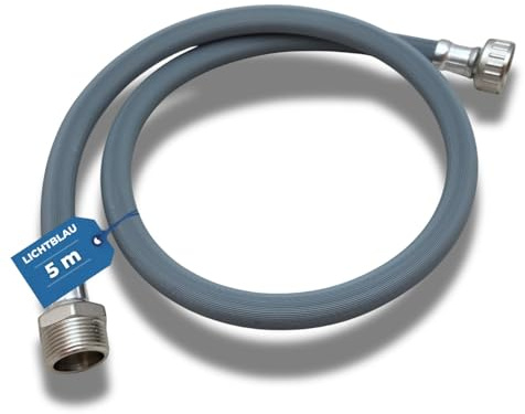LICHTBLAU Rallonge tuyau arrivée eau 5 m 3/4 pouce lave linge lave vaisselle extension universelle haute pression