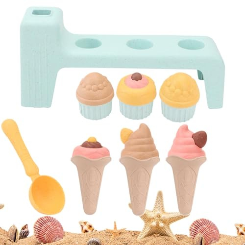 Generisch -Sand-Spielzeuge Kelle Eiscremeformen Outdoor-Spielzeug