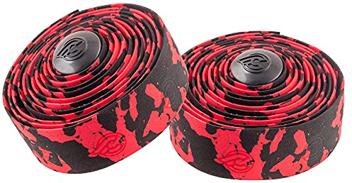 Cinelli Macro Splash Lenkerband, Rot/Schwarz