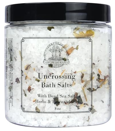 Uncrossing Bath Salts 8oz | Spiritual Cleansing, Purification & Banishing Rituals | Hoodoo Voodoo Conjure Wicca Spell
