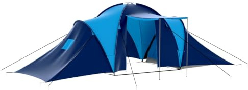 vidaXL Familienzelt Campingzelt Camping 9 Personen Gruppenzelt Wanderzelt