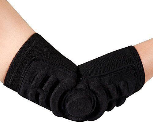 Adults Elbow Arm Support Brace,Gel Padded Compression Elbow Arm Sleeve Guard Protector Arm Warmer - for Sports Roller-Skating, Riding,Basketball 1 pcs