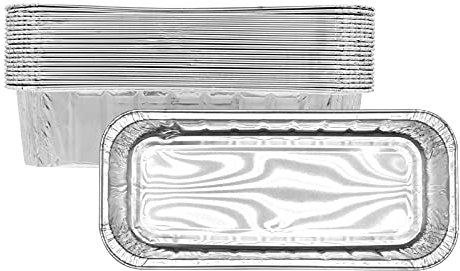 BQMAX 20er-Pack Abtropfschalen für Weber SmokeFire EX4 / EX6, Genesis II LX 400/600 Serie, Summit 400/600 Grill-Fettschalen, Grill-Tropfpfannen für Weber 6498/6417 Tropfpfannen, Aluminium,