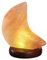 Moses Omm for You - Lampada di Cristallo di Sale Luna con USB, LED e Base in Palissandro