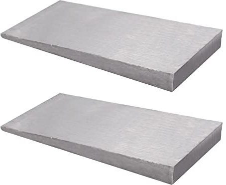 Cuneo a flangia in acciaio inox, cuneo in metallo, flangia triangolare, resistente alla corrosione, estremamente forte, durevole 100L*50Wmm
