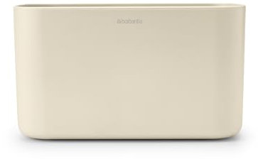 Brabantia - Renew Caddie de Salle de Bain - Convient comme Porte-Brosse à Dents - Anti-Rayures - Facile à Nettoyer - Anti-Corrosion - Soft Beige - 19,7 x 9,8 x 11 cm