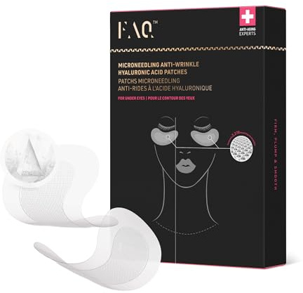 FAQ Microneedling-Augenpads – Hyaluronsäure, 3 x 2 Stück | Augenpads, Microneedling, Hyaluronsäure, Augenringe, Tränensäcke, Schwellungen, Auflösende Nadeln, Vegan
