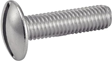 ACTON Vis à métaux tête ronde large -POELIER- fendue - Inox A2 5x30 mm - Boîte de 200 - Vis, pointes, boulons