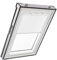 Tenda Oscurante Originale Roto ZRV - Guide di Scorrimento Laterali Bianco - Funzionamento Manuale - per Finestre da Tetto delle Serie Q - Dimensioni 114/098 | 11/09 - Colore del Tessuto Bianco
