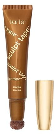 tarte sculpt tape contour – Lightweight Cream Bronzer with Shea Butter for Blendable, Buildable Contour & Natural Looking Sculpted Glow, Vegan & Cruelty-Free, full size, cool bronze