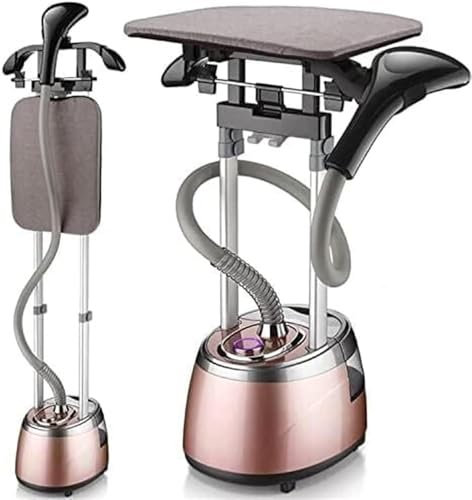 MZBDYYF Garment Steamer Professional 2000W con 6 Niveles de Vapor - Cepillo de Tela de Servicio Pesado, Tabla de Planchar y Perchas - Tanque de Agua de 1.7L - Ideal para Colgar Ropa