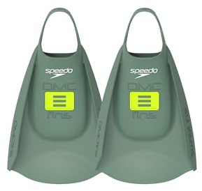 Speedo Unisex Erwachsene DMC Super Flosse | Fitness | Bodysurfing | Bodyboarding | Silikon | Leicht anziehbar | Hochwertige Konstruktion Schwimmflossen, Grün, M
