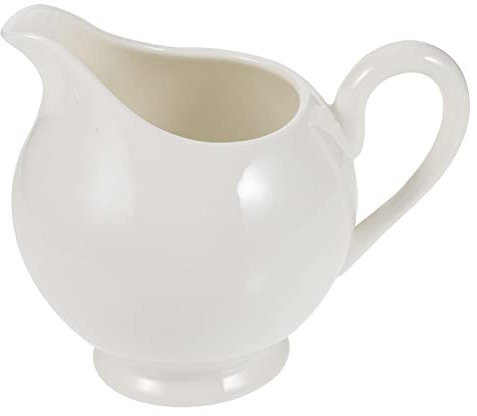 NAMOARLY Brocca Per Latte in Ceramica Contenitore Per Salse Distributore Di Liquidi Multiuso Adatto Per Casa Bar e Ristoranti Facil Usare Pulire
