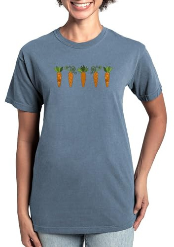 CafePress Carrots T Shirt Womens Comfort Colors Shirt Blue Jean