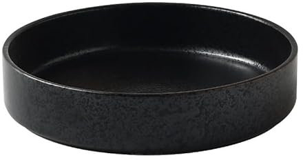 NEBE Ramen Bowl Plato hondo de cerámica de estilo japonés for el hogar, tazón de sopa grande, tazón recto for hornear, plato grande de fondo plano Cuencos Sopa
