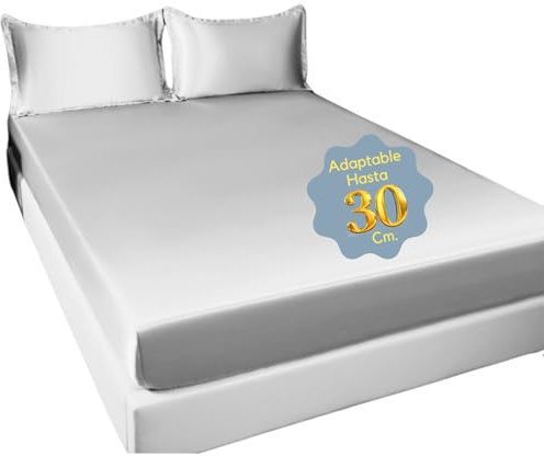 QWell® Protector de Colchón | Funda Transpirable con Cremallera | hasta 30 cm Altura | Protege contra Ácaros, Polvo, Sudor | Antialergico | NO Impermeable | SIN Almohadas (Blanco, 90X190-200)