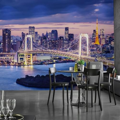 Fotomurales Decorativos Nueva York Papel Pintado 250x175 cm 3D Mural Nueva York Murales Póster Pared No Tejido Dormitorio Salón Paredes Decoración Fotomural Panorámico q6763