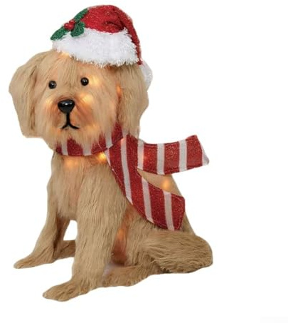 Flache LED-Hunde-Lichterkette aus Acryl für Weihnachtshof und Gartendekoration, konstruiert mit Acryl und energieeffizienter Beleuchtung (4)