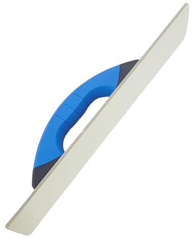 Cazzuola in metallo per intonaco, lucidatura, finitura di montaggio, perfetta per raschiare intonacatura vernice strumento da parete spatola professionale per intonaco