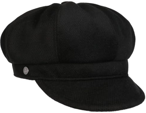LIERYS Silby Schirmmütze Ballonmütze Made in Italy Damen Herbst Winter schwarz One Size