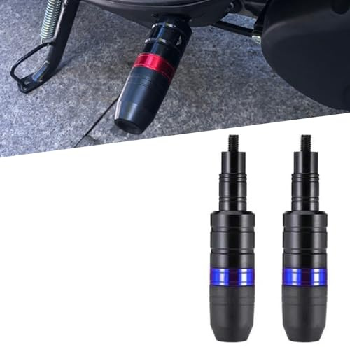Motorcycle Frame Sliders for Honda CRF 1100 L Africa Twin ES DCT 2024 Aluminum Falling Anti Crash Protector Guards Crash Pad Falling Protection,Black Blue