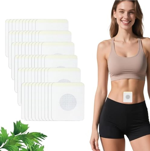 Patch dimagrante bruciatore di grasso, cerotto dimagrante contro il grasso addominale, per tutto il corpo, per la bellezza della vita, il grasso della pancia, 60 pezzi