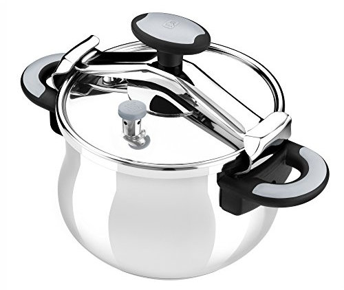 BRA Olla a presión, Acero Inoxidable, Plateado, 22 cm