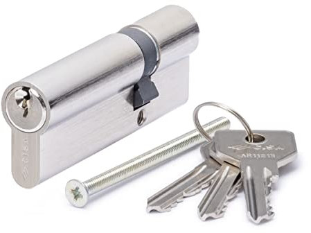 CISA 10G30020012, Cilindro Europeo C2000, Ottone Nichelato, 30/60 mm