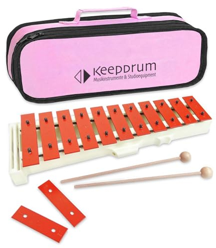 Sonor SG Glockenspiel Sopran + keepdrum Tasche Pink