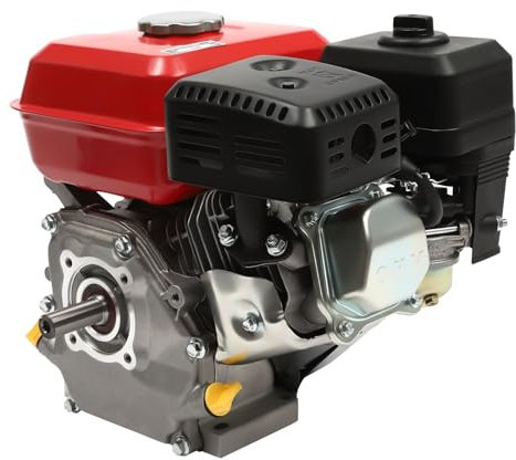 Moteur Thermique 4 Temps 7,5CV Moteur Karting 212cc à essence OHV Monocylindre, Alarme manque d'huile, Refroidissement à air, 20 mm Arbre