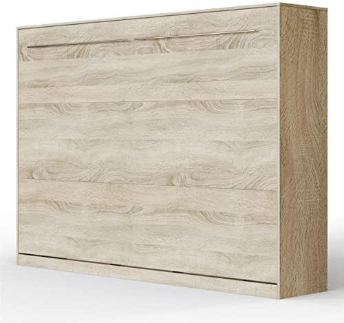 SMARTBett Schrankbett Standard 90x200 120x200 140x200 160x200 Bettschrank Wandbett Eiche Sonoma 140 Horizontal