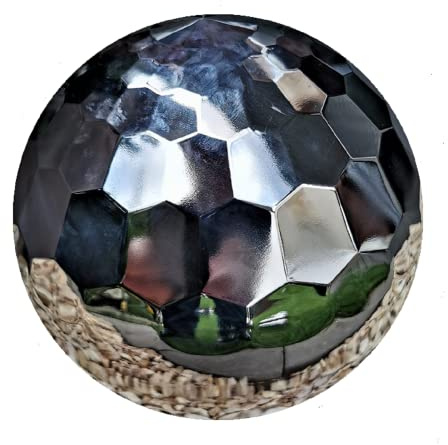 Jürgen Bocker Garten-Ambiente Dekokugel Diamond aus Edelstahl 25 cm poliert Dekorationskugel Edelstahlkugel