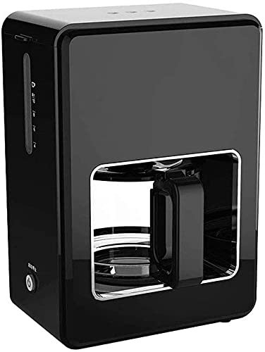 LSDRALOBBEB Mousseur à Lait électrique Chauffe-Lait Machine à café entièrement Automatique Carafe 10 Tasses avec Fonction d'isolation Thermique Réservoir d'eau de Grande capacité de 1,2 L 109