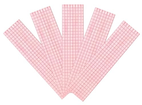sourcing map Selbstklebende Disco-Fliesen-Aufkleber, 5 x 5 mm, Mini-Mosaik-Spiegelfliesen, quadratische Glasfliesen für Heimwerker, Discokugeln, Basteln, Dekorationen, Roségold, 4720 Stück