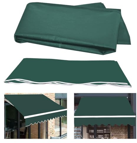 Tela para Toldo Exterior,Tela para Toldos Exterior por Metros,Lona De Toldos,280g Resistente Al Agua Poliéster Lona Superior del Toldo para Porc,Tela De Repuesto para Toldo,para Ventanas, Patio (Size