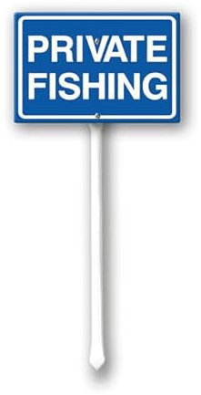 Geroclonup Hinweisschild Hofschild mit Pfahl, 20 x 30 cm, robustes Aluminiumschild für den Außenbereich, wasserdichtes Schild, Outdoor-Dekoration für Rasen, Hof, Garten