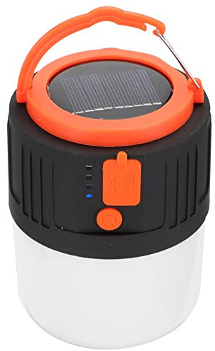 Supvox Solar- -campingleuchte – Multifunktions-außenlaterne Per Usb Wiederaufladbare Notlampe Zum Wandern Tragbare Laterne Mit Solarpanel