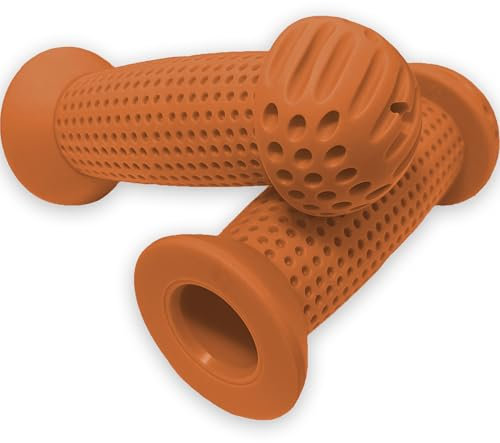 VIAUMBR Barncykelhandtag cykelhandtag handtag handtag ergonomiskt gummi cykelstyre halkfria för barn cykel skoter, barn springcykel, barncykel 1 par 100 mm 22 mm kaliber brun