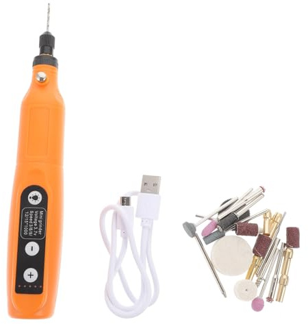 NUOBESTY Cordless Grinder Machine Polisher Cordless Rotary Tool Mini USB Charge