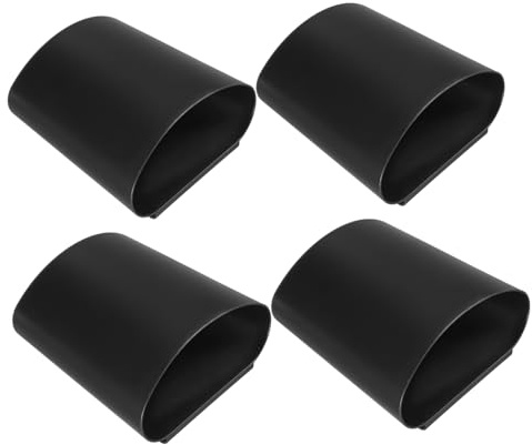 DECOMELODY Cesta Colgante De Almacenamiento Para Carrito De Salón, Set De 4 Piezas, Color Negro, Material Resistente, Accesorios Para Carritos Ruedas, Uso Portátil Para Organización y Espacio