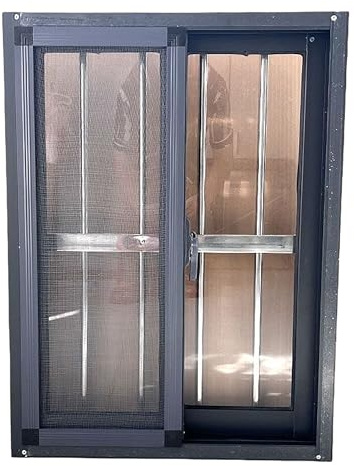 Ventanas correderas de aluminio, kit de renovación del hogar con sello resistente a la intemperie para una fácil instalación en el balcón