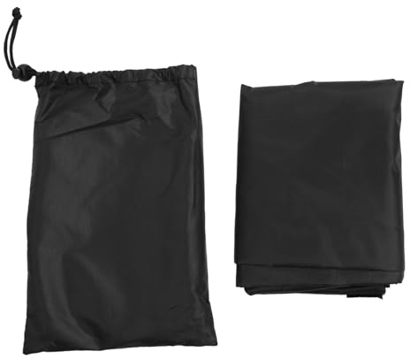 Copertura protettiva per bobina solare per piscina, copertura resistente per coperta solare per piscine, materiale in tessuto Oxford resistente con coulisse e chiusure ad anello, (Nera)