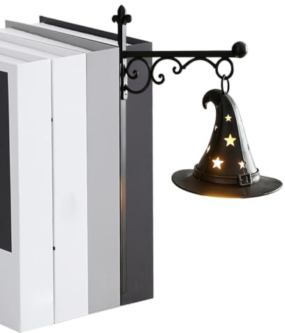 Linterna De Estantería De Halloween, Lámpara De Mini Estantería (C) | Linterna Colgante En Miniatura, Linterna LED Cálida Para Estantería Fantasma, Luz Decorativa Vintage Para Estantería