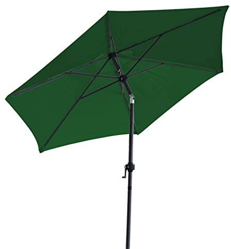 Sombrilla de 200 cm con articulado - 5 colores seleccionables, verde