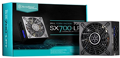 SilverStone SST-SX700-LPT - Série SFX-L, 700W 80 Plus Platine Alimentation PC, bruit réduit, 120mm, Câblage 100% modulaire