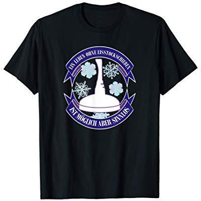 Eisstockschießen Geschenke Eisstockclub Stocksport T-Shirt