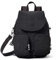 Kipling FIREFLY UP Kleiner Rucksack (umwandelbar in Schultertasche), Black Noir (Schwarz)