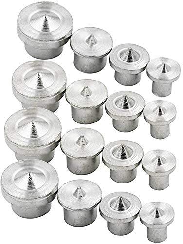 Center Point Dowel Pin Set - 6mm, 8mm, 10mm, 12mm - 16 Piece Woodworking Alignment Tool