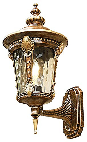 Chao Zan Außenleuchten Retro-Außenwandleuchte Wandgehäuse Aluminiumdruckguss,wasserdichte Wandbeleuchtung mit klarem Glas,Rustikale Außenwandleuchte Außen-Wandleuchte,Gartenvilla Wandleuchte